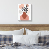 eenvoudige en mooie vaas, canvas afdruk (Insitu (Slaapkamer))