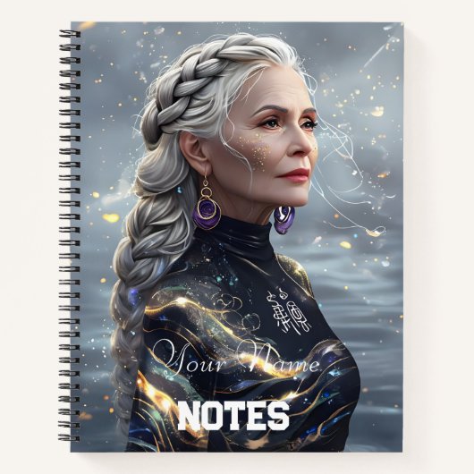 Eenvoudige etherische sfeer Art - Notitieboek (Voorkant)