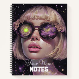 Eenvoudige etherische sfeer Art - Notitieboek