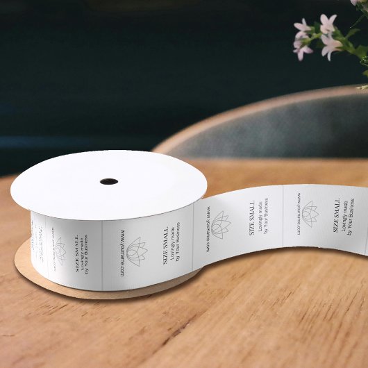 Eenvoudige etiketten van kledingartikelen voor kle lint