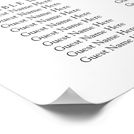 Eenvoudige Eucalyptus Weddenschap Poster (Hoek)