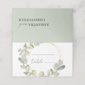 Eenvoudige Eucalyptusbrij en goudweddenschap (Buitenkant ongevouwen)