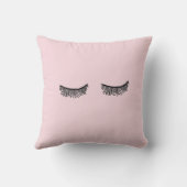 Eenvoudige Eyelash Pillow. Kussen (Achterkant)