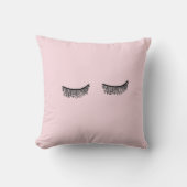 Eenvoudige Eyelash Pillow. Kussen (Voorkant)
