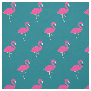 Eenvoudige Flamingo Pink Polka Dots Stof