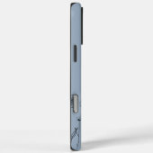 Eenvoudige Floral Nana Aangepaste Titel Case-Mate iPhone Case (Achterkant / Rechts)