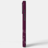 Eenvoudige Floral Nana Aangepaste Titel Case-Mate iPhone Case (Achterkant / Links)