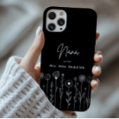 Eenvoudige Floral Nana Aangepaste Titel Case-Mate iPhone Case