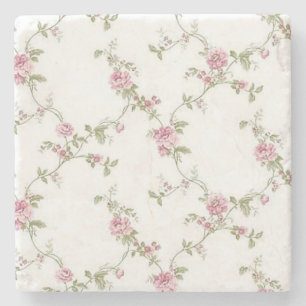 Eenvoudige Floral Stenen Onderzetter