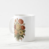 Eenvoudige Flower Design Coffee Mok (Voorkant links)