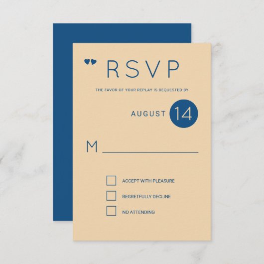 Eenvoudige formele classificatie b;ue en white bru kaart (Voorkant / Achterkant)