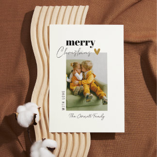 Eenvoudige foto Eenvoudige gouden minimalistische Kaart