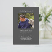 Eenvoudige foto-gedenkplaat (Staand voorkant)