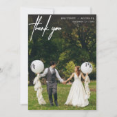 Eenvoudige foto Moderne Hartelijk dank Bedankkaart (Voorkant)