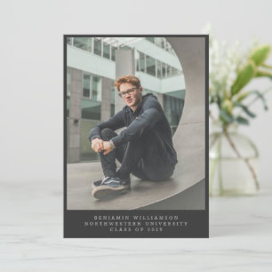 Eenvoudige Foto Schrijfmachine Zwart Typografie Af Aankondiging