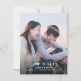 Eenvoudige foto Sla de datum op Save The Date