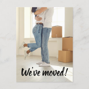 Eenvoudige Foto Wij hebben manuscriptverandering v Briefkaart