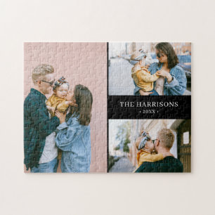 Eenvoudige fotocollage legpuzzel