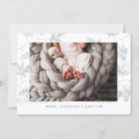 Eenvoudige fotografie Grijze foliage Baptisme Part