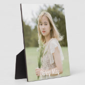 Eenvoudige fotonaam fotoplaat (Zijkant)