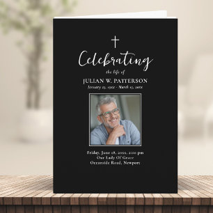 Eenvoudige foto's Klassieke begrafenis Orde van Se Programma