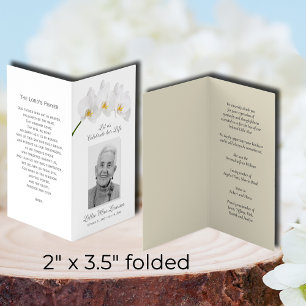 Eenvoudige funderale gedenkzucht visitekaartjes