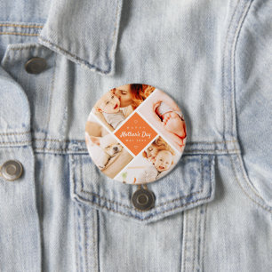 Eenvoudige, geavanceerde, aangepaste foto voor Moe Ronde Button 7,6 Cm