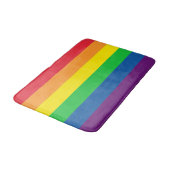 Eenvoudige gedurfde en heldere verticale regenboog badmat (Gekanteld)