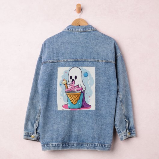 Eenvoudige geest eten ijs denim jacket (Hangar)