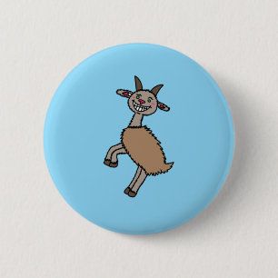 Eenvoudige Geiten Knop Ronde Button 5,7 Cm