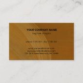 Eenvoudige gekleurde lijn visitekaartje (Achterkant)