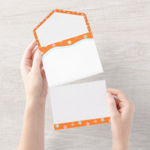 Eenvoudige Gekleurde rand Design voor Uitnodiging 