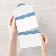 Eenvoudige Gekleurde rand Design voor Uitnodiging 