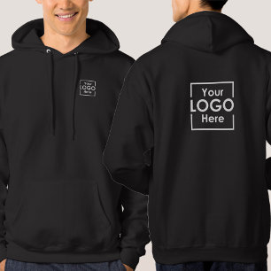 Eenvoudige Gepersonaliseerde Business Logo Voorkan Hoodie