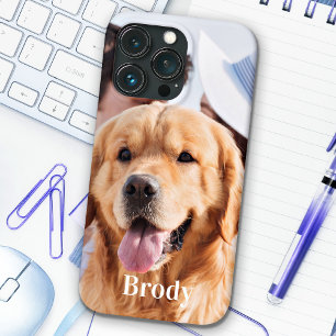 Eenvoudige gepersonaliseerde fotonaam iPhone 13 pro hoesje
