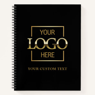 Eenvoudige gepersonaliseerde zakelijke Logo promot Notitieboek