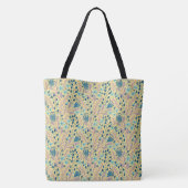 Eenvoudige geverfde Canvas tas van Floral (Achterkant)