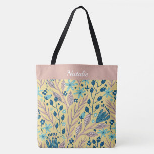 Eenvoudige geverfde Canvas tas van Floral
