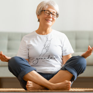 Eenvoudige, gevestigde oma t-shirt