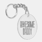 Eenvoudige Geweldige papa Vaderdag | SLEUTELHANGER (Voorkant Links)