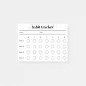 Eenvoudige gewoontetracker Post-IT notities Post-it® Notes (Voorkant)