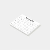 Eenvoudige gewoontetracker Post-IT notities Post-it® Notes (Schuin)