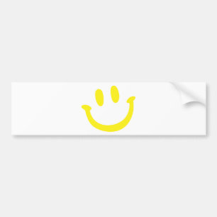 Eenvoudige glimlach bumpersticker