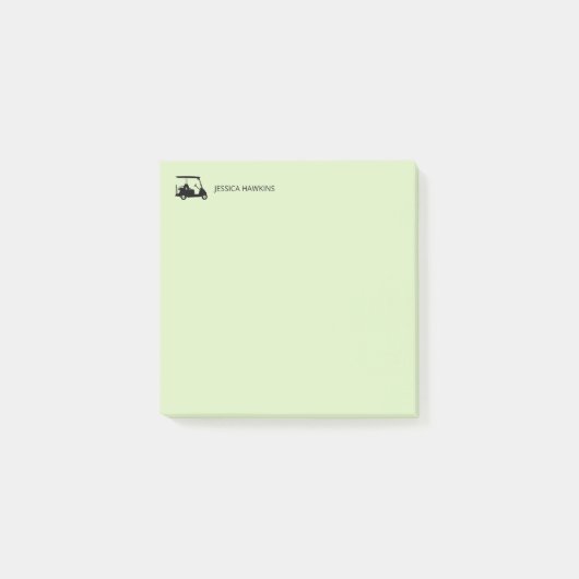 Eenvoudige Golf Fan Persoonlijk briefpapier Post-it® Notes (Voorkant)