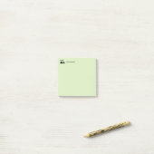 Eenvoudige Golf Fan Persoonlijk briefpapier Post-it® Notes (Op bureau)