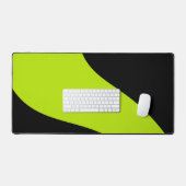Eenvoudige golven in Lime Green Bureaumat (Keyboard & Muis)