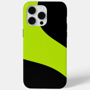 Eenvoudige golven in Lime Green iPhone 15 Pro Max Hoesje
