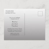 Eenvoudige GRAD-overlay-klasse van afstudeeruitnod Aankondigingskaart (Achterkant)