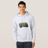 Eenvoudige graffiti hoodie (Voorkant volledig)