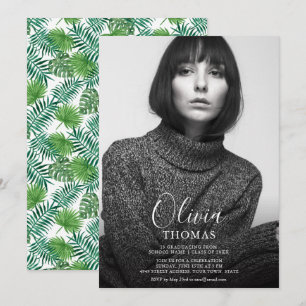 Eenvoudige grafische fotograafpartij nodigt kaart 